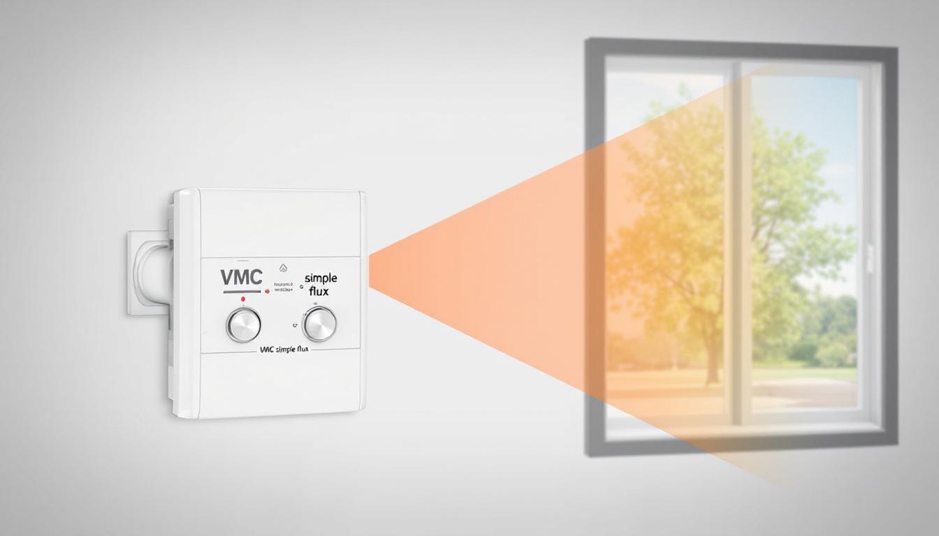 Installation VMC simple flux hygroréglable
