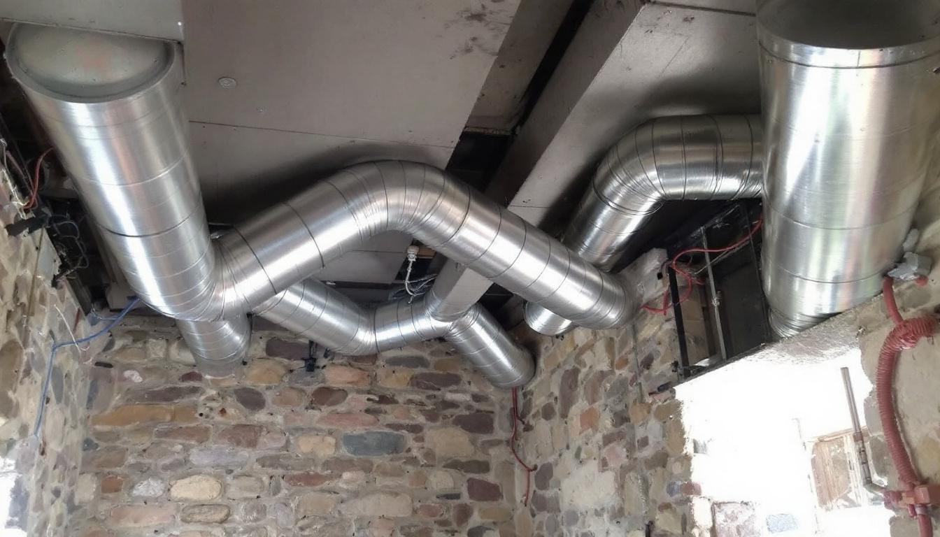 Installation VMC double flux dans une maison rénovée